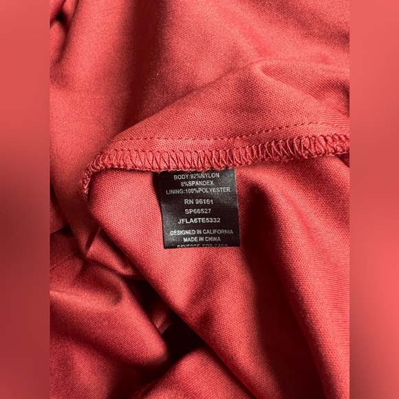 Free People Style Red Lace Halter Mini Dress Crochet Boho A Line Large - Picture 10 of 14